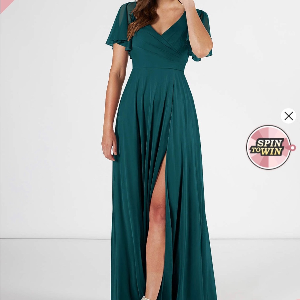 Azazie “Induh” Bridesmaid Dress in Peacock